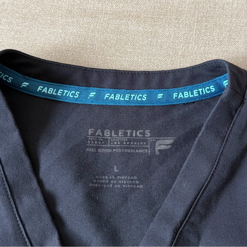 Fabletics Black Scrub Jogger Set - image 2